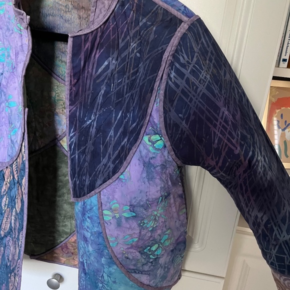 Handmade Reversible Quilt Jacket - Picture 8 of 10